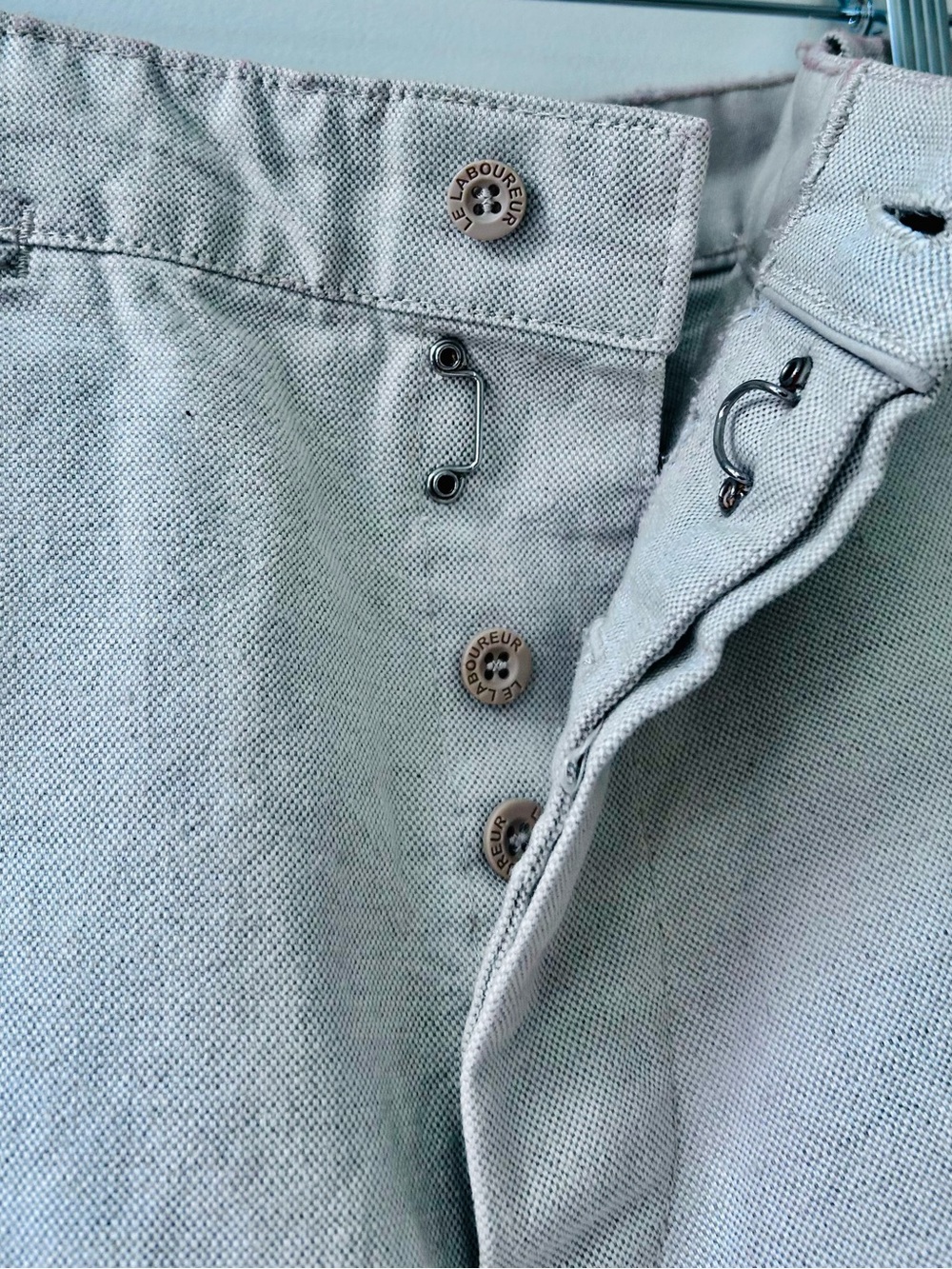 Le Laboureur Barrel Pants, Unisex, Men’s 34/30, Women’s 12 - Picture 12 of 16